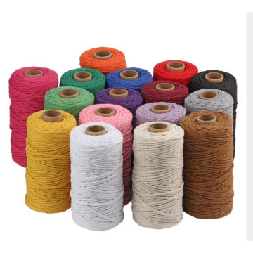 Factory wholesale  cotton cord 2mm cotton rope